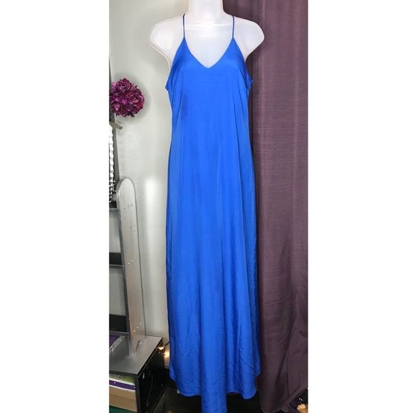 OLD NAVY SILK MAXI DRESS - Picture 1 of 4